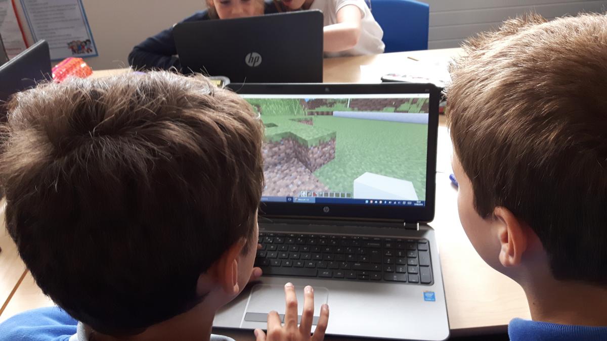 White City in Minecraft at Ashton Gate Primary